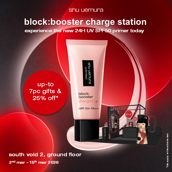 Block:booster Charge Station by Shu Uemura